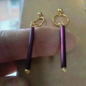 18 k gold  plated earring